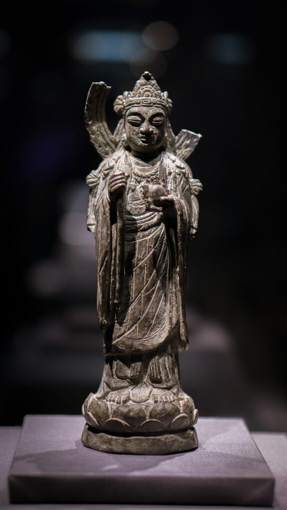 cultural relics, museum, statue